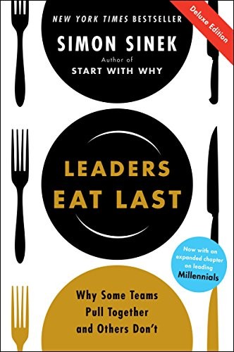 Leaders Eat Last by Simon Sinek, book cover